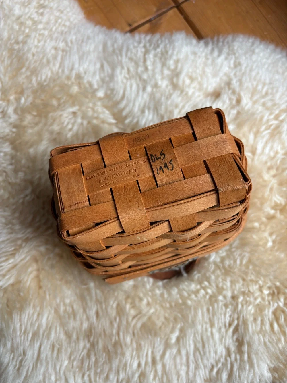 Vintage 90s Longaberger Basket